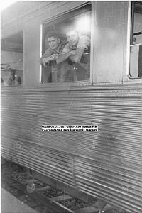 SRVC MLT0 - ORAN - La Gare- Depart de Guy via Alger pour S.M. a Pau- Guy  Pinto  02.07.1961 c